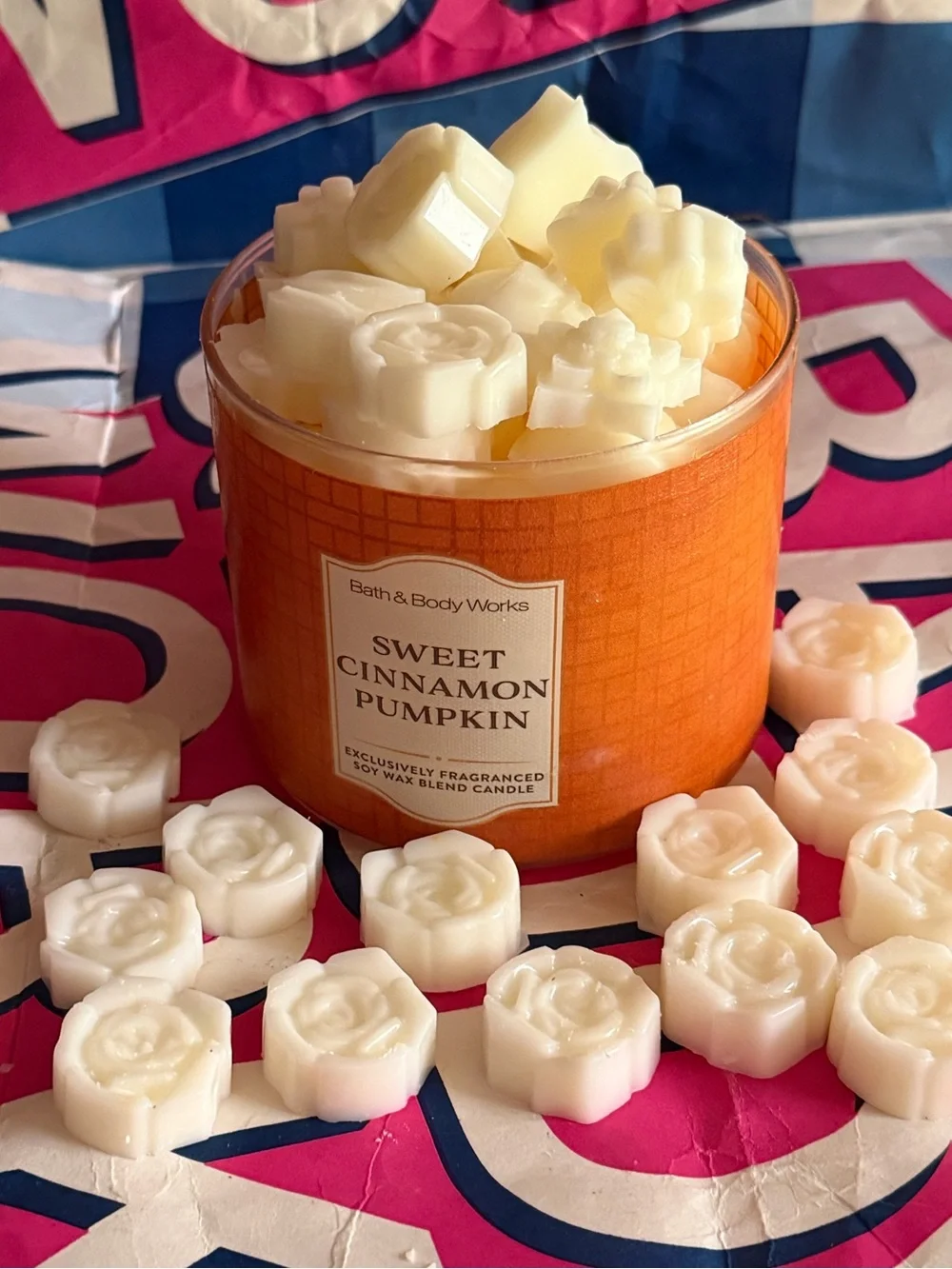 Bath & Body Works Candle Sweet Cinnamon Pumpkin Wax Melts